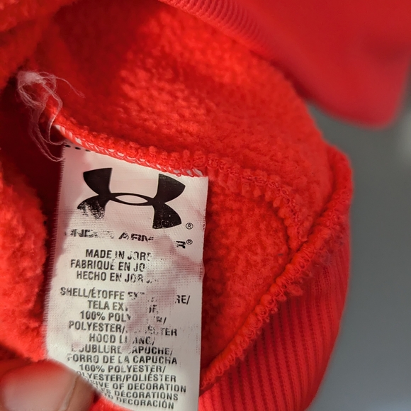 Under Armour Cold Gear Storm Water Resistant Women's‎ Small Neon Pink Hoodie - Picture 7 of 7